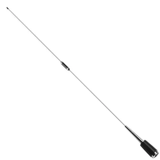 Main image of Details Of The Silver UHF 400-470 Mhz 200W 5.5Db SL-16 PL-259 Mobile Car Radio Antenna-N33R