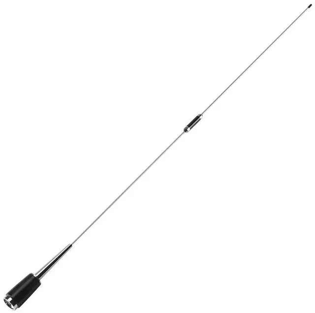 Alt view image 2 of 4 - Details Of The Silver UHF 400-470 Mhz 200W 5.5Db SL-16 PL-259 Mobile Car Radio Antenna-N33R