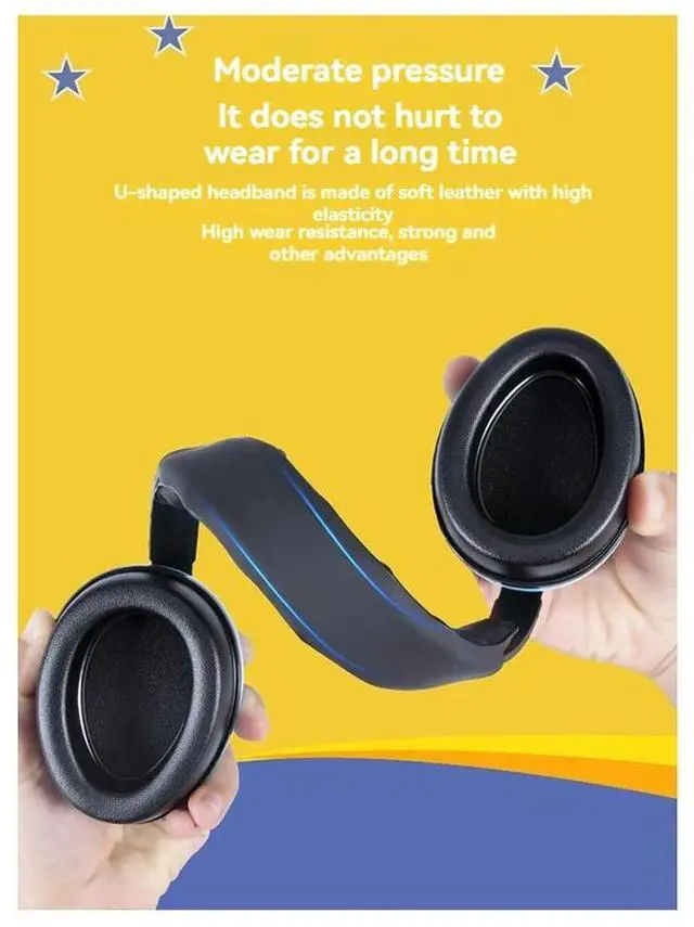 Alt view image 3 of 4 - Baby Headphones Baby Noise Cancelling Headphones For Ages 0-24 Months Baby Ear Protection-N33R