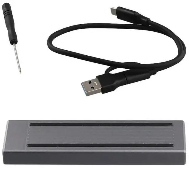 Main image of M.2 SSD HDD Enclosure NGFF RGB Cool Light Multi-Function Convenient HDD Enclosure