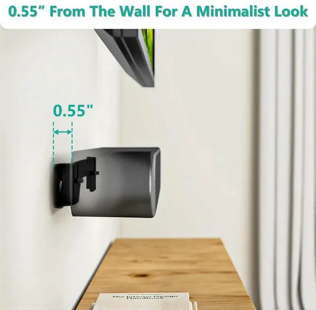Alt view image 3 of 4 - N33R_Soundbar Mount for Sonos Ray, Floating Wall Mounting Bracket