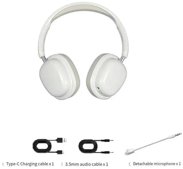 Alt view image 4 of 4 - Wireless Headset Bluetooth Type Game Headset Big Power Headset With Game Special Plug Microphone-N33R