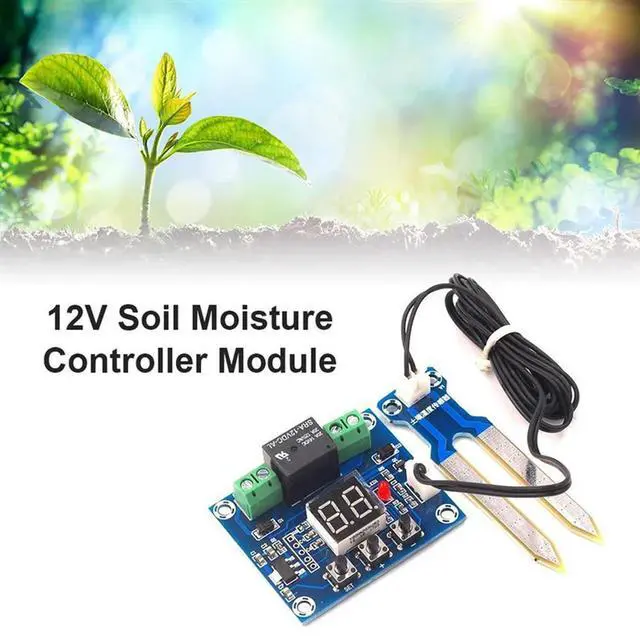 Alt view image 4 of 4 - 5Pcs 12V Digital Auto Watering Module Soil Humidity Sensor Controller Soil Moisture Test Irrigation System Detector-N33R