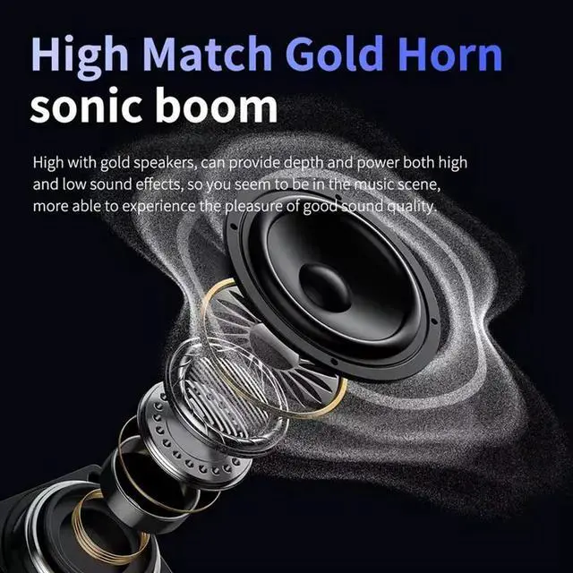 Alt view image 2 of 4 - Ageryu 2-In-1 True Wireless Earphone With Speaker JM13 Pro Sports Earbuds With Heavy Bass And Ambient Lighting Effects-N33R
