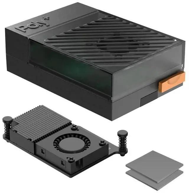 Alt view image 2 of 4 - For Raspberry Pi 5 Case With Active Cooler Enhanced Protection Durable Design Easy Assembly Fit Black-N33R