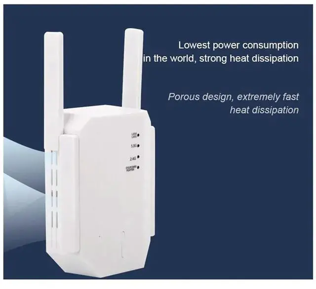 Alt view image 3 of 4 - 1200M Wifi Repeater Wireless WIFI Signal Extender 5G Network Amplifier Long Range Wifi Router-N33R