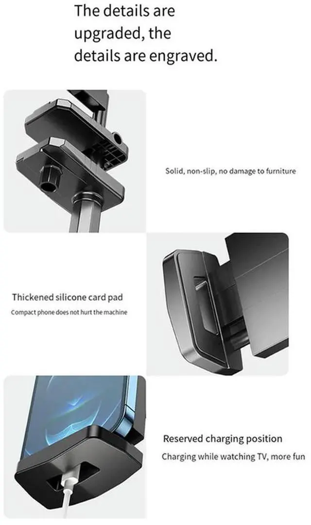 Main image of Mobile Phone Lazy Stand 360° Adjustable Bedside Tablet Holde 4-12.9Inches Mobile Phones Tablets Lazy Arm, Easy To Use Durable-N3