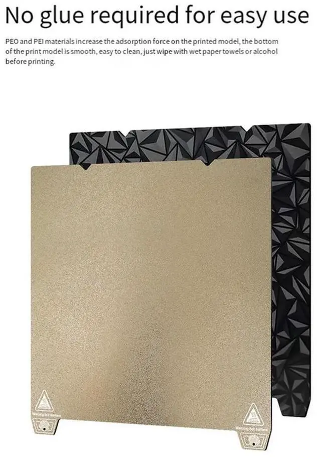 Alt view image 2 of 4 - Hot Bed Printing Panel Spring Steel Plate 310X315mm Pei Spraying+Peo Film Build Plate For K1 Max Printer-N33R