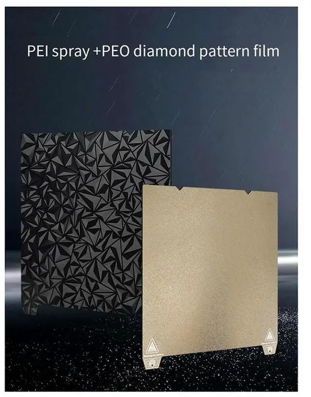 Alt view image 4 of 4 - Hot Bed Printing Panel Spring Steel Plate 310X315mm Pei Spraying+Peo Film Build Plate For K1 Max Printer-N33R