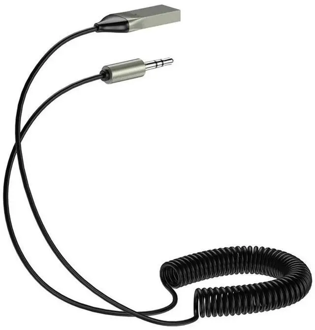 Alt view image 2 of 4 - 10Pcs Bluetooth Audio Receiver Dongle USB To 3.5Mm Jack Car Audio Auxiliary Hands-Free Car Speaker-N33R