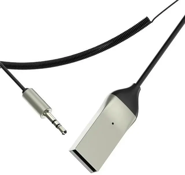 Alt view image 3 of 4 - 10Pcs Bluetooth Audio Receiver Dongle USB To 3.5Mm Jack Car Audio Auxiliary Hands-Free Car Speaker-N33R