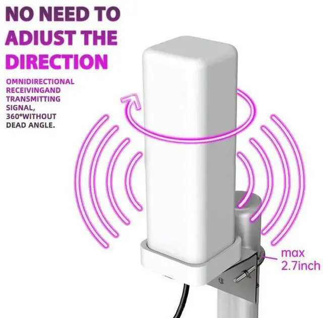 Alt view image 3 of 4 - Outdoor Digital TV Antenna Outdoor High Definition Digital Smart TV 4K 1080P ATSC Amplifier TV Antenna, Durable-N33