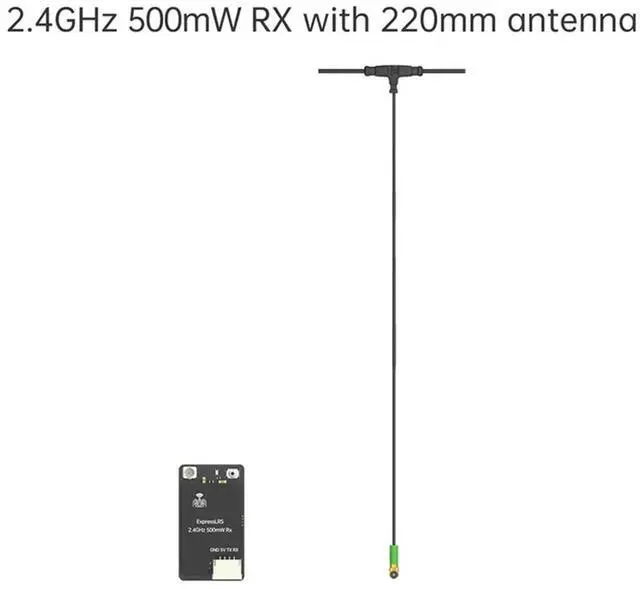 Main image of Expresslrs ELRS 2.4Ghz 500Mw RX Receiver With Mini Antenna For RC FPV Racing Drone-N33R