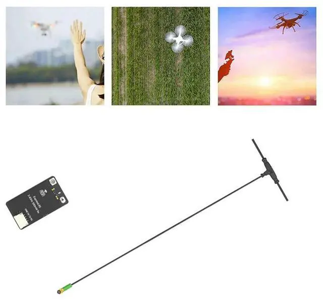 Alt view image 2 of 4 - Expresslrs ELRS 2.4Ghz 500Mw RX Receiver With Mini Antenna For RC FPV Racing Drone-N33R