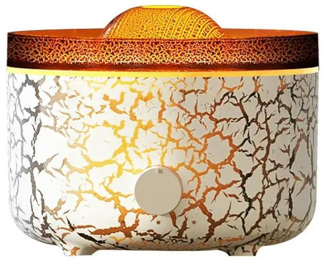 Main image of 560ML Aromatherapy Humidifiers Diffusers 3D Simulated Flame Air Humidifier Smoke Ring Spray Room-N33R