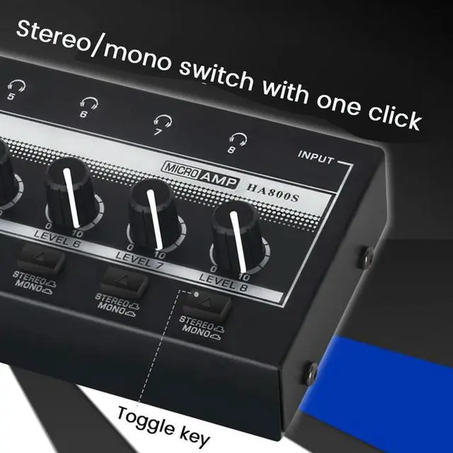 Alt view image 3 of 4 - HA800S Ultra Compact Audio Amplifier Stereo Switching Power Amplifier Easy Install EU Plug-N33R