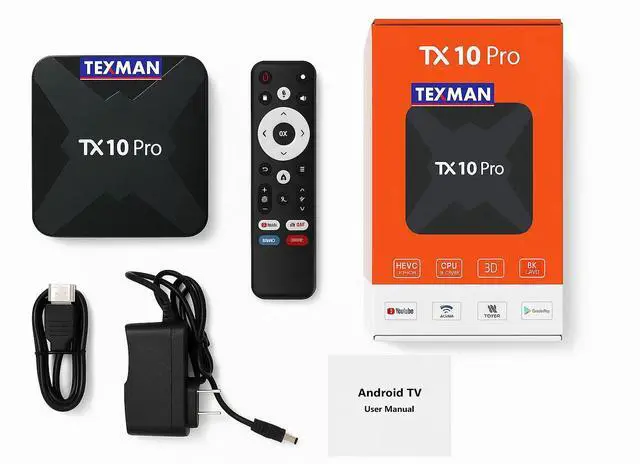 Main image of TX10 Pro Android 15 TV Box, 8K Ultra HD Streaming, IPTV Support, Bluetooth 5.0, Voice Remote