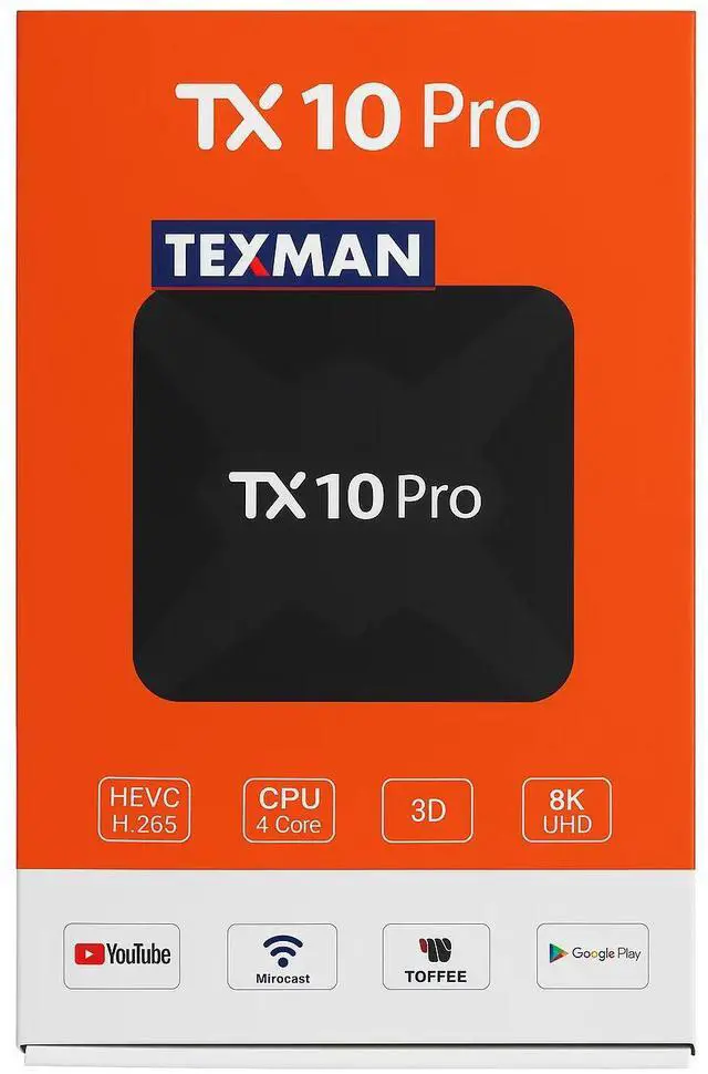 Alt view image 4 of 7 - TX10 Pro Android 15 TV Box, 8K Ultra HD Streaming, IPTV Support, Bluetooth 5.0, Voice Remote