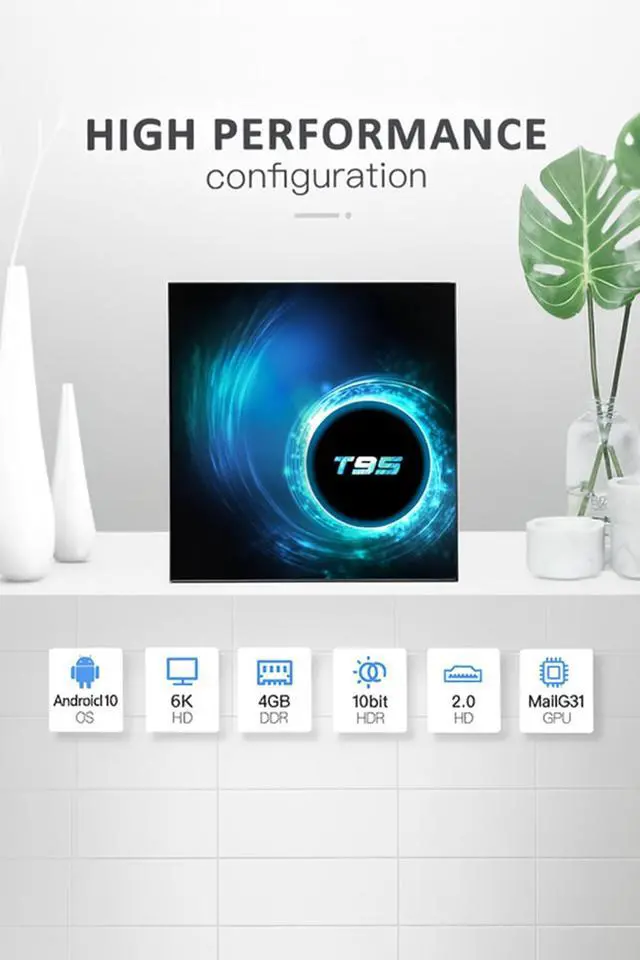 Alt view image 5 of 5 - Texman T95 android Tv box andriod 10 H616 Quard Core smart android TV box Free Tv Chennnal No subsscription