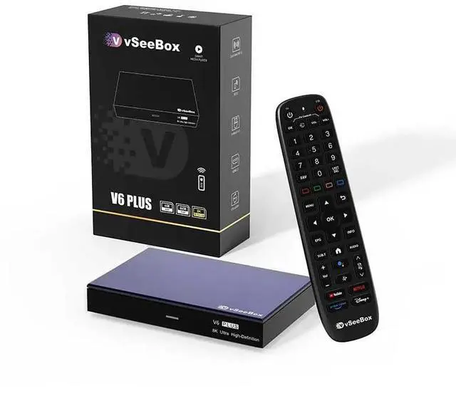 Main image of Vseebox V5 Pro Quad Core 4GB 64GB 8K Ultra HD Android 14 TV V6 plus