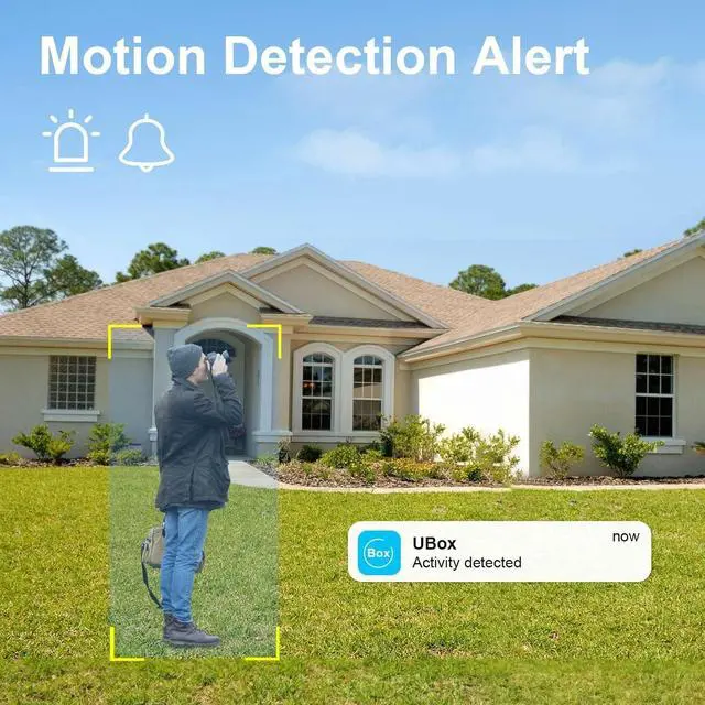 Alt view image 7 of 7 - Solar Security Cameras Wireless Outdoor, No WiFi Security Camera Outdoor, 2K HD Video Cameras, 360 PTZ, Motion Detection, 2-Way Talk, IP66 Waterproof
