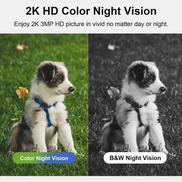 Alt view image 6 of 7 - Solar Security Cameras Wireless Outdoor, No WiFi Security Camera Outdoor, 2K HD Video Cameras, 360 PTZ, Motion Detection, 2-Way Talk, IP66 Waterproof