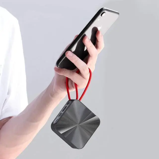 Alt view image 7 of 7 - Portable Charger 10000mAh Power Bank, iPhone Charger,Ultra Compact Backup Battery with Built in Cable Compatible with iPhone 11/XS/XR/X/8/8P/7/6/6S