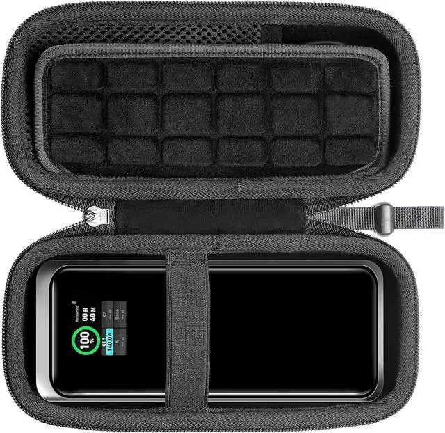 Main image of RAIACE Hard Travel Storage Case Compatible with Anker Power Bank 27650mAh 250W. (case only) - Black