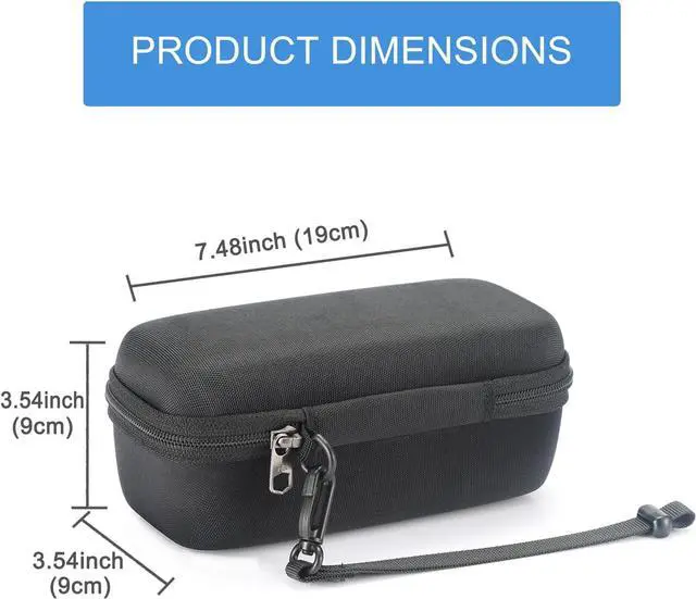 Alt view image 5 of 7 - RAIACE Hard Travel Storage Case Compatible with Anker Power Bank 27650mAh 250W. (case only) - Black