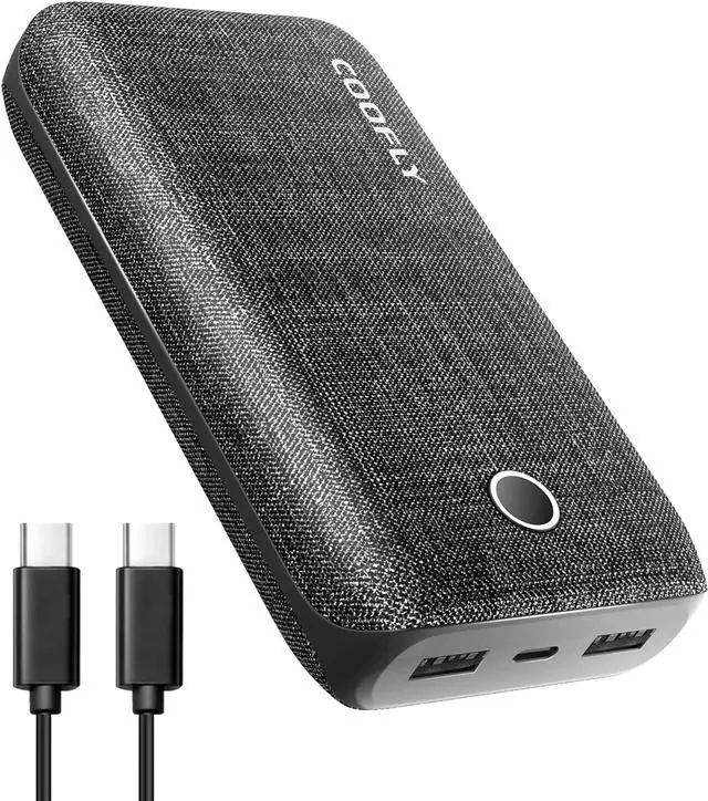 Main image of Portable Charger, 20000mAh Power Bank with USB C in&Out 20W High-Speed Recharging Battery Pack Compatible with iPhone,Android etc