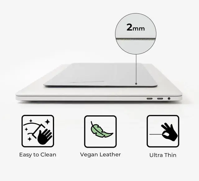Alt view image 2 of 7 - SenseAGE Laptop Stand for Desk, Office, Ergonomic Notebook Stand, Foldable & Portable Travel FlatStand, Lightweight, Anti-Slip, Compatible with MacBook Air, Pro, and Up to 15.4" Laptops (Charcoal)