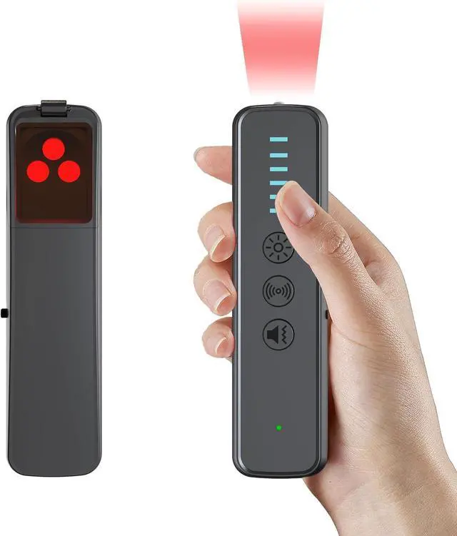 Main image of Hidden Camera Detectors,GPS Tracker Detector,Camera Detector Spy Camera Finder,RF Detector,25H Working Time,Travel-Friendly Size(S600 Black)