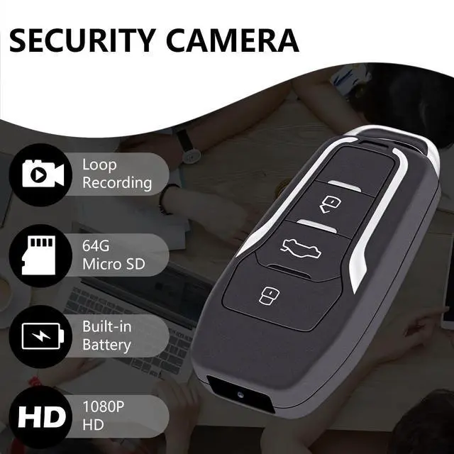 Alt view image 2 of 7 - 64GB Small Nanny Cam Security Camera, 1080P Mini Camera with Motion Detection