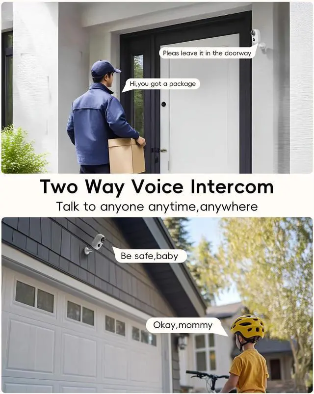 Alt view image 5 of 7 - ZUMIMALL 2K Security Cameras Wireless Outdoor, Magnetic Mount, 130° View Outdoor Camera Wireless, 2.4G WiFi Battery Camera Indoor/AI Detection/3MP Color Night Vision/2-Way Talk/Cloud/Alexa/IP66