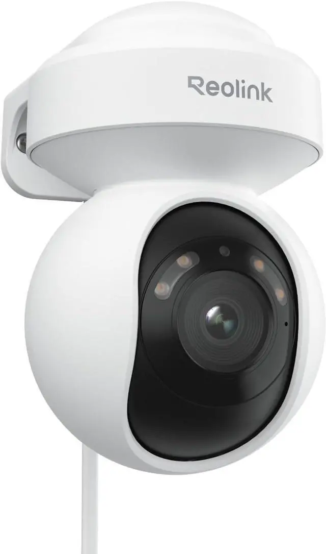 Main image of REOLINK 4K PoE Security Outdoor IP Camera with 355° Pan & 50° Tilt, Color Night Vision for Home Surveillance, Auto Tracking, Smart Detection, Two-Way Talk, 24/7 Recording, E1 Outdoor SE PoE