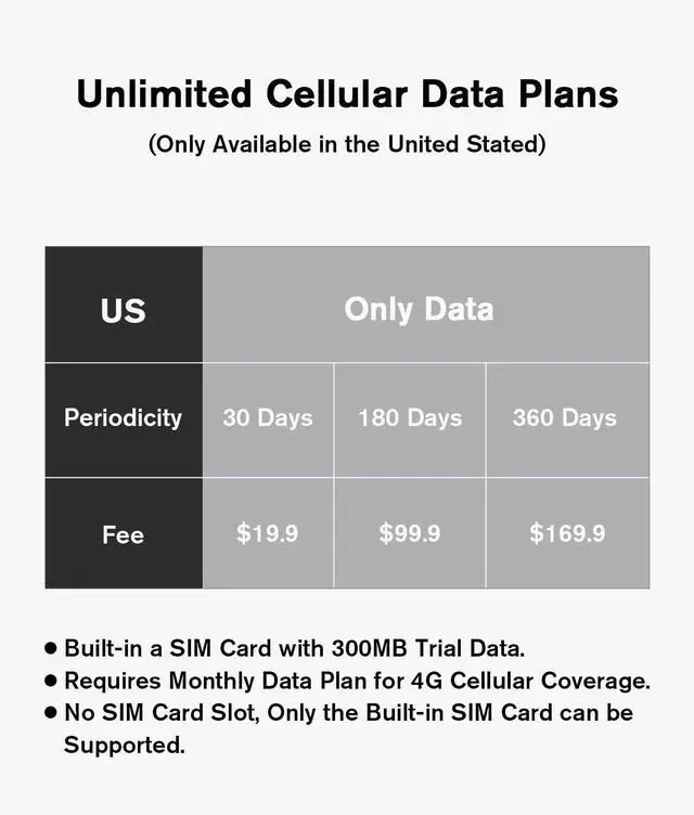 Alt view image 2 of 7 - Xega 4G Cellular Security Camera Indoor Built-in SIM Card, 2K No Wi-Fi Security Camera Portable, LTE Cameras with 6000mAh Battery, PIR Motion Detection, Color Night Vision, 2-Way Audio, TF/Cloud