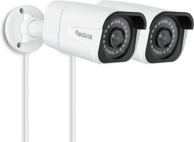 Main image of REOLINK 4K/8MP Security Bullet PoE IP Camera,Surveillance Outdoor Indoor,Human/Vehicle/Pet Detection,100ft IR Night Vision,Work with Smart Home,Up to 256GB microSD Card,RLC-810A(Pack of 2)