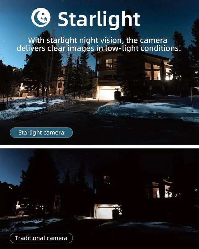 Alt view image 2 of 7 - virtavo VistaFlask 2K Security Cameras Wireless Outdoor, Battery Powered, AI Motion Detection, for Home Security, Starlight Lens for Colorful Night Vision, 2-Way Audio, Weatherproof, Cloud/SD Storage