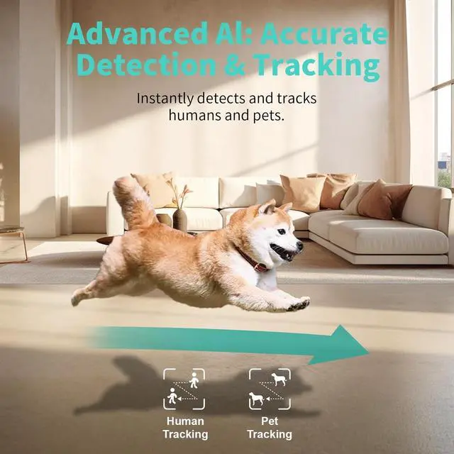 Alt view image 7 of 7 - Alaga Indoor Security Camera 3K,Baby Monitor,Human Pet Motion for Home Security, 5G and 2.4G WiFi,Night Vision, Speaker,Compatible with Alexa and Google Assistant