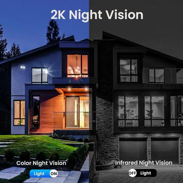 Alt view image 4 of 7 - 4G LTE Security Cameras Wireless Outdoor, 2K Solar Cellular Security Camera, No WiFi Security Camera, Off Grid With 360° Live View, Color Night Vision, PIR Motion Alerts, 2 Way Talk, Built-In SIM Card