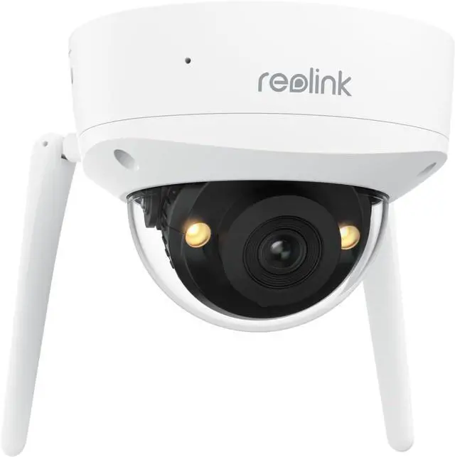 Main image of REOLINK 4K Wi-Fi 6 Security Camera with 125° Viewing Angle, Outdoor Camera with IK10 Vandal-Proof, Color Night Vision, Smart Detection, Local Storage, Non-PT Cam, DC 12V/1A, RLC-840WA
