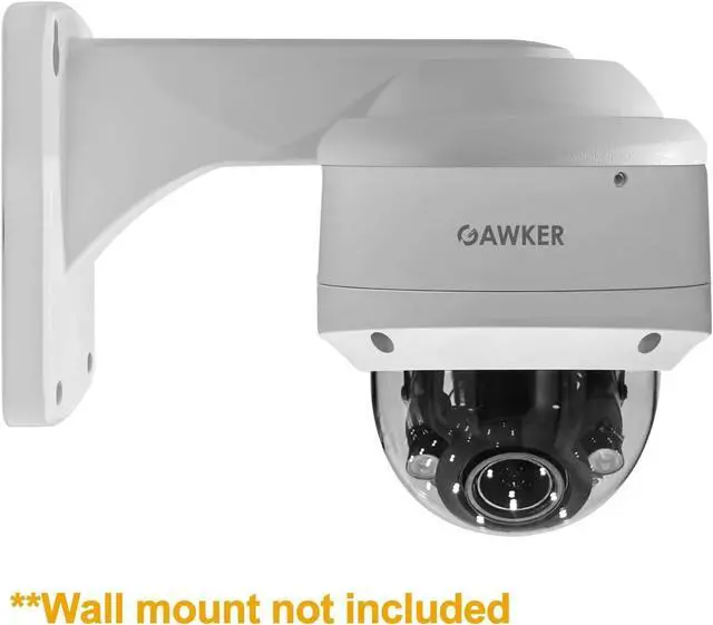 Alt view image 2 of 3 - GAWKER G1083PDIR Dome CCTV Security Camera, 1080P HD-TVI/AHD/CVI and CVBS(Default) Video Out switchable, True Day&Night, IP66 Vandal Proof, 2.8-12mm Lens, IR Smart, DC12V/AC24V.