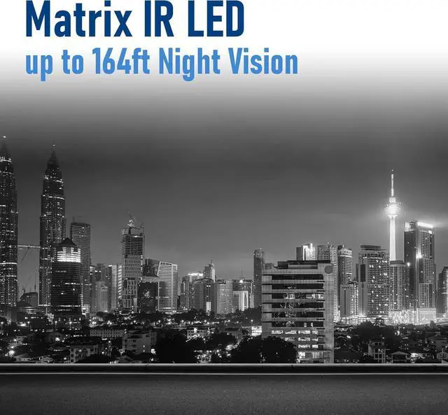 Alt view image 5 of 7 - R-Tech 2MP TVI Turret Dome Camera with Matrix IR Night Vision, 4-inch Security Analog Camera, IP 67 Outdoor Weatherproof, Full Metal Housing, 4-in-1 AHD/CVBS/CVI/TVI - 2.8mm Fixed Lens