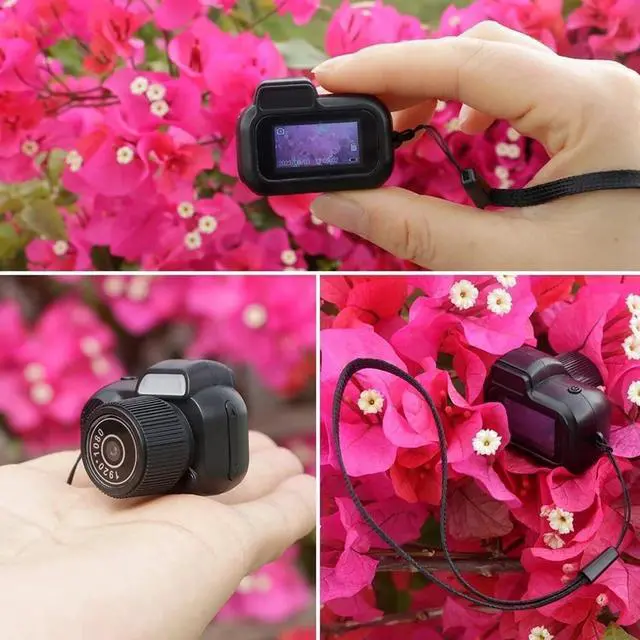 Alt view image 4 of 6 - Keychain Camera, World's Smallest 1080P HD Mini Camera, Retro Portable Mini, 100 Mins Battery Life, for Students, Kids (32G)