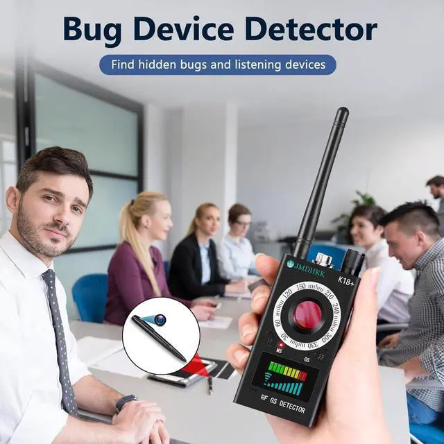 Alt view image 4 of 6 - JMDHKK Hidden Camera detectors,Bug detectors,Portable Signal Detector, Camera Finder for Listening Device Hidden Camera in Office or Hotel or Business Meeting or carGray