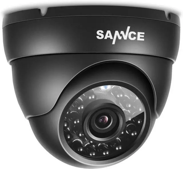 Alt view image 6 of 6 - SANNCE 960H Dome Security Camera, 800TVL CCTV Surveillance Camera with 100ft Night Vision, IP66 Waterproof for 960H,720P,1080P,5MP,4K Analog Security DVR, No Power Supply and Cable, Only a Camera