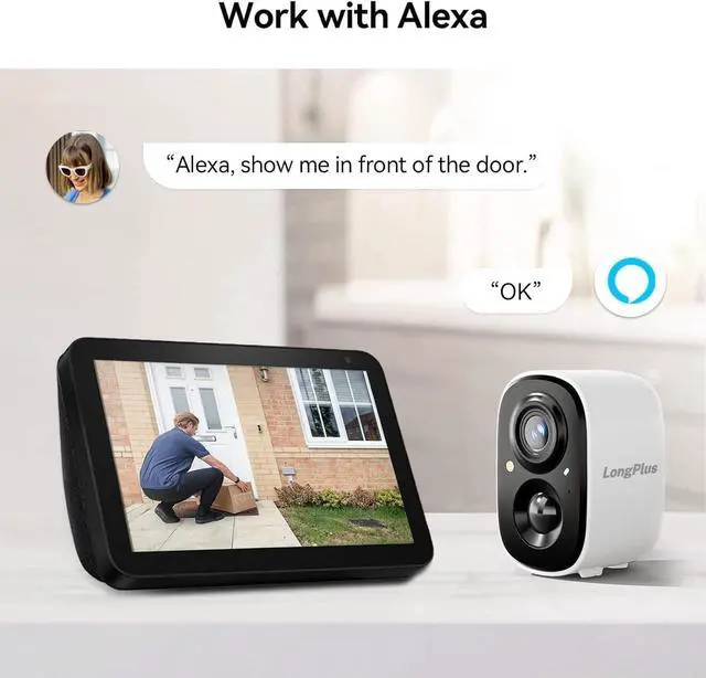 Alt view image 4 of 7 - LongPlus Security Cameras Wireless Outdoor Camera Wireless Camera for Home Security, 2 Pack 2K Battery Powered WiFi Cameras with AI Motion Detection, 2-Way Talk, Cloud/SD Storage