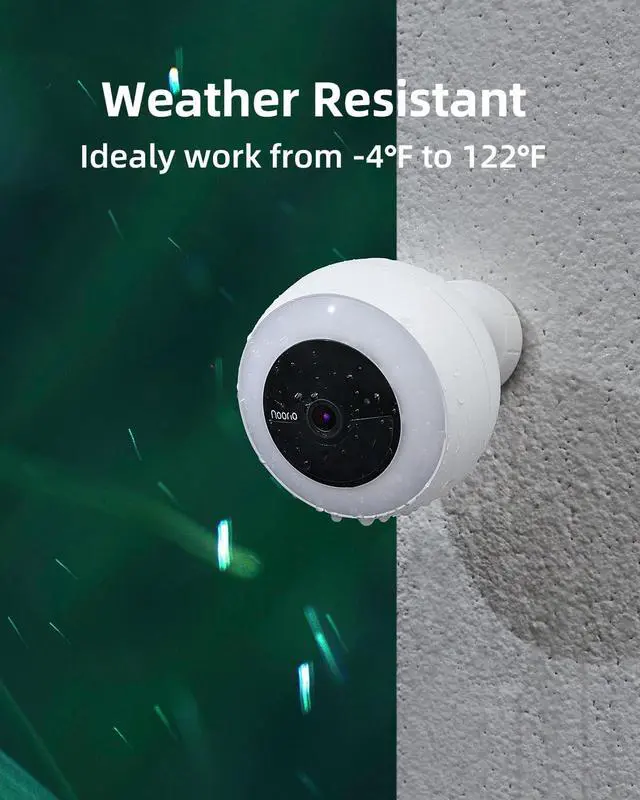 Alt view image 4 of 6 - Noorio B310 Wireless Outdoor Security Camera with 600lm Spotlight, 12600mAh Battery-Powered Solar Camera with 16GB Free Local Storage, 2K Color Night Vision, 2.4GHz WiFi Only
