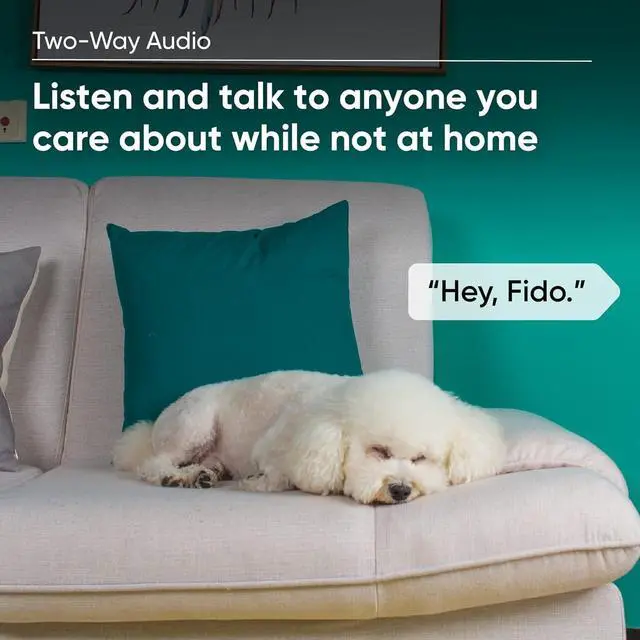 Alt view image 4 of 7 - WyzeCam Cam v3 Security Camera for Pets, Indoor/Outdoor Home Security Camera with 1080p Color Night Vision Motion & Sound Detection, Compatible with Alexa & Google, White, 1-Pack