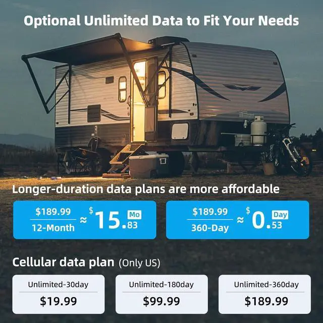 Alt view image 6 of 7 - 4G LTE Cellular No Wifi Security Cameras Outdoor, Solar Powered Wireless 4MP Cellular Security Camera, SD/Cloud Storage, PIR Motion Detection, Color Night Vision, 2 Ways Talk, Built in SIM Card